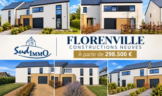 A VENDRE - Florenville - Maisons neuves - Sudimmo